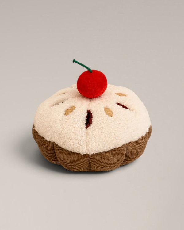 By Teddy Cherry Bakewell Tart Dog Toy-Dog Toy-By Teddy- Silver Circle Pets