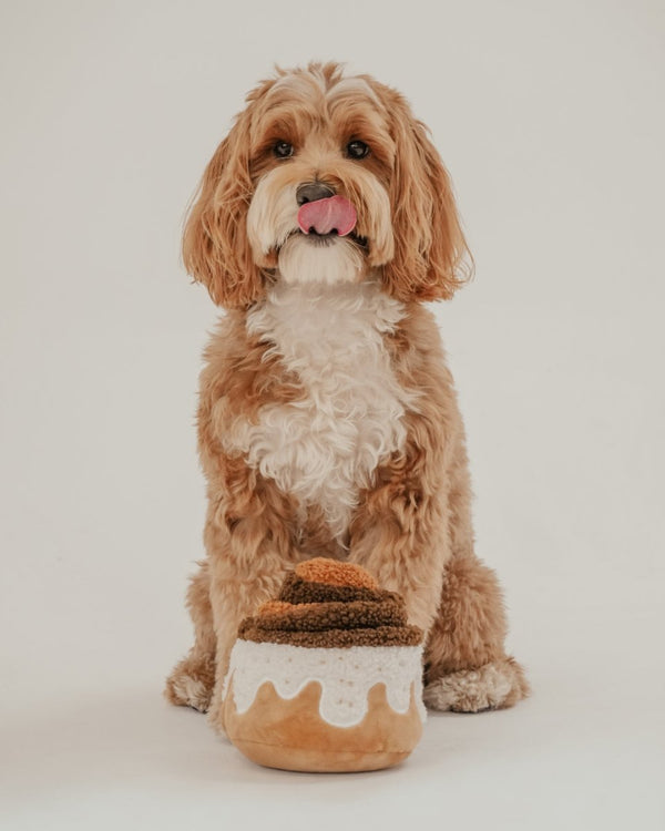By Teddy Cinamon Roll Dog Toy-Dog Toy-By Teddy- Silver Circle Pets
