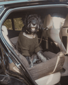 By Teddy Extra Large Cosy Dog Car Seat | Vegan Sherpa Fabric-Dog Car Seat-By Teddy- Silver Circle Pets