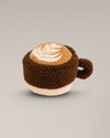By Teddy Flat White Coffee Cup Dog Toy-Dog Toy-By Teddy- Silver Circle Pets