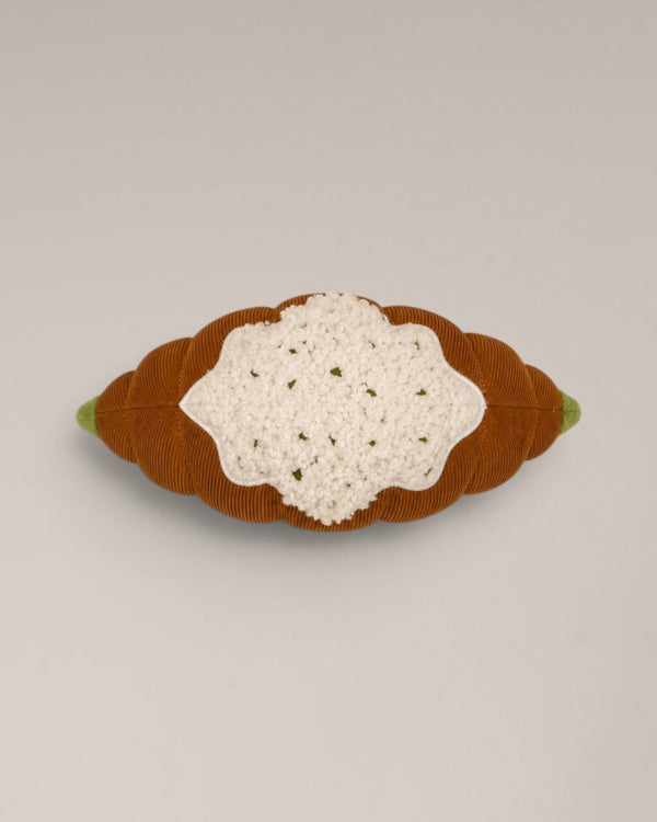 By Teddy Pistachio Croissant Dog Toy-Dog Toy-By Teddy- Silver Circle Pets
