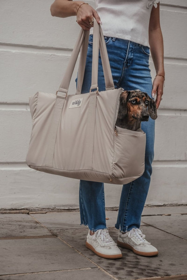 By Teddy Puffer Dog Carrier | 2-in-1-Dog Carrier-By Teddy- Silver Circle Pets