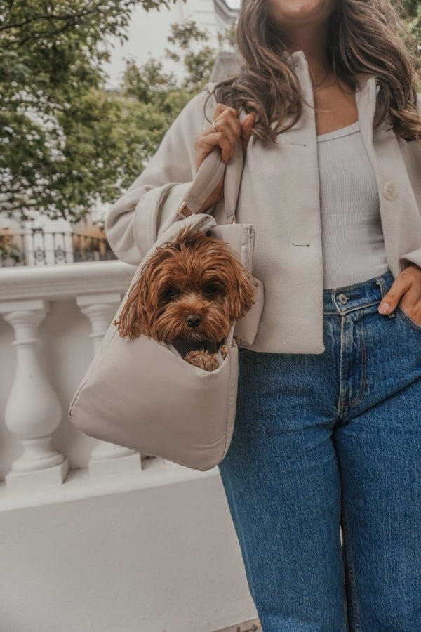 By Teddy Puffer Dog Carrier | 2-in-1-Dog Carrier-By Teddy- Silver Circle Pets