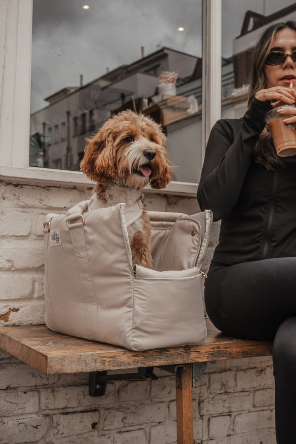 By Teddy Puffer Dog Carrier | 2-in-1-Dog Carrier-By Teddy- Silver Circle Pets