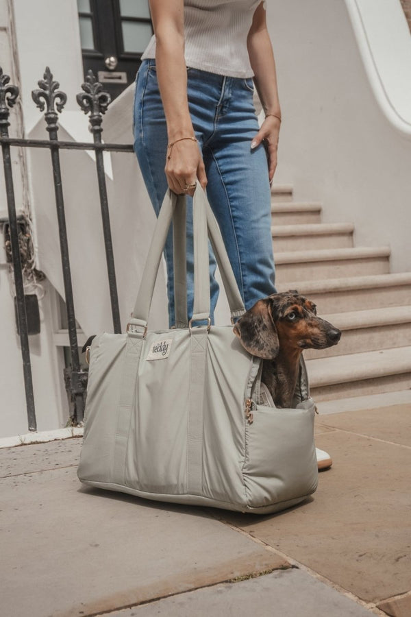By Teddy Puffer Dog Carrier | 2-in-1-Dog Carrier-By Teddy- Silver Circle Pets