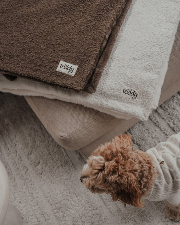 By Teddy The Bouclé Blanket-Dog Blanket-By Teddy- Silver Circle Pets