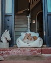 By Teddy The Bouclé Dog Car Seat-Dog Car Seat-By Teddy- Silver Circle Pets
