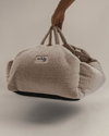 By Teddy The Cosy Dog Car Seat | Vegan Sherpa Fabric-Dog Car Seat-By Teddy- Silver Circle Pets