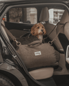 By Teddy The Cosy Dog Car Seat | Vegan Sherpa Fabric-Dog Car Seat-By Teddy- Silver Circle Pets
