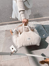 By Teddy The Cosy Dog Car Seat | Vegan Sherpa Fabric-Dog Car Seat-By Teddy- Silver Circle Pets