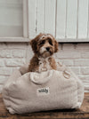 By Teddy The Cosy Dog Car Seat | Vegan Sherpa Fabric-Dog Car Seat-By Teddy- Silver Circle Pets