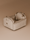 By Teddy The Cosy Dog Car Seat | Vegan Sherpa Fabric-Dog Car Seat-By Teddy- Silver Circle Pets