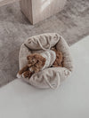By Teddy The Cosy Dog Car Seat | Vegan Sherpa Fabric-Dog Car Seat-By Teddy- Silver Circle Pets