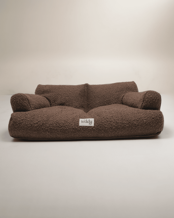 By Teddy The Teddington Sofa Dog Bed | Bouclé-Pet Bed-By Teddy- Silver Circle Pets