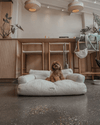 By Teddy The Teddington Sofa Dog Bed | Bouclé-Pet Bed-By Teddy- Silver Circle Pets