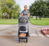 Petique 3-in-1 Tri-Fold Pet Stroller Travel System