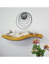 Cat's Atelier Metal Base Cat Wall Shelf | WAVE 95 cm Unymmetrical Left