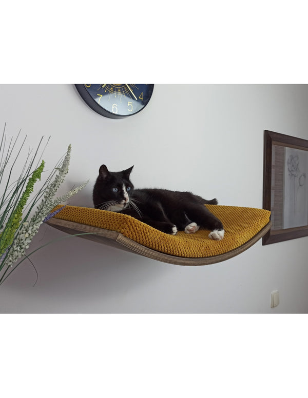 Cat's Atelier Cat Wall Shelf | Softly Shaped 60 cm