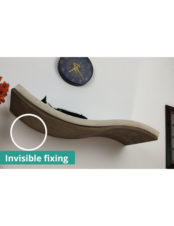 Cat's Atelier Cat Wall Shelf | Softly Shaped 60 cm