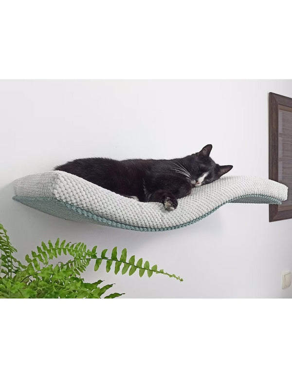 Cat's Atelier Cat Shelf | Playful Curve Left 95 cm-Cat Shelf-Cat's Atelier- Silver Circle Pets