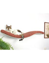Cat's Atelier Cat Shelf | Playful Curve Left 95 cm-Cat Shelf-Cat's Atelier- Silver Circle Pets