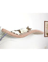 Cat's Atelier Cat Shelf | Playful Curve Left 95 cm-Cat Shelf-Cat's Atelier- Silver Circle Pets