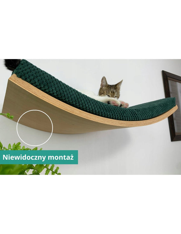 Cat's Atelier Cat Shelf | The Wavey Retreat 95 cm-Cat Shelf-Cat's Atelier- Silver Circle Pets