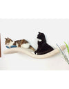 Cat's Atelier Cat Wall Shelf | The Playful Curve Right 95 cm-Cat Shelf-Cat's Atelier- Silver Circle Pets