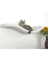 Cat's Atelier Cat Wall Shelf | The Playful Curve Right 95 cm-Cat Shelf-Cat's Atelier- Silver Circle Pets