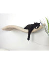 Cat's Atelier Cat Wall Shelf | The Playful Curve Right 95 cm-Cat Shelf-Cat's Atelier- Silver Circle Pets