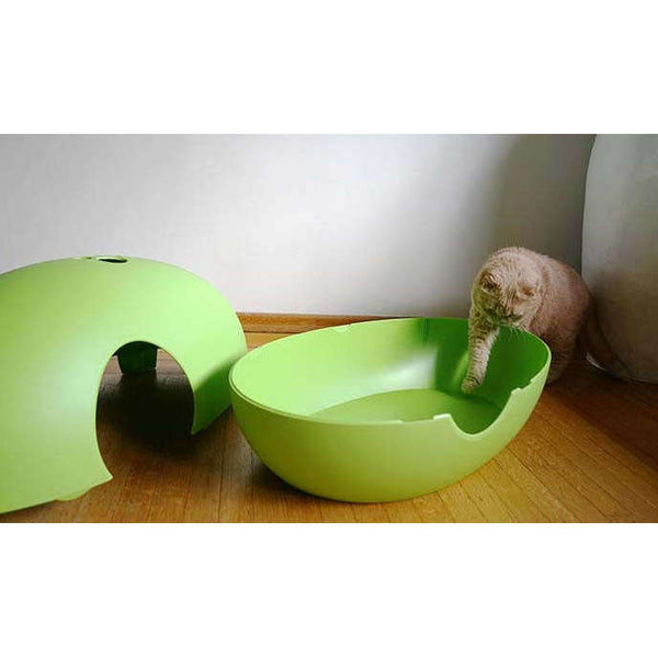 Design Cat Litter Box-Cat Litter Box-SinDesign- Silver Circle Pets