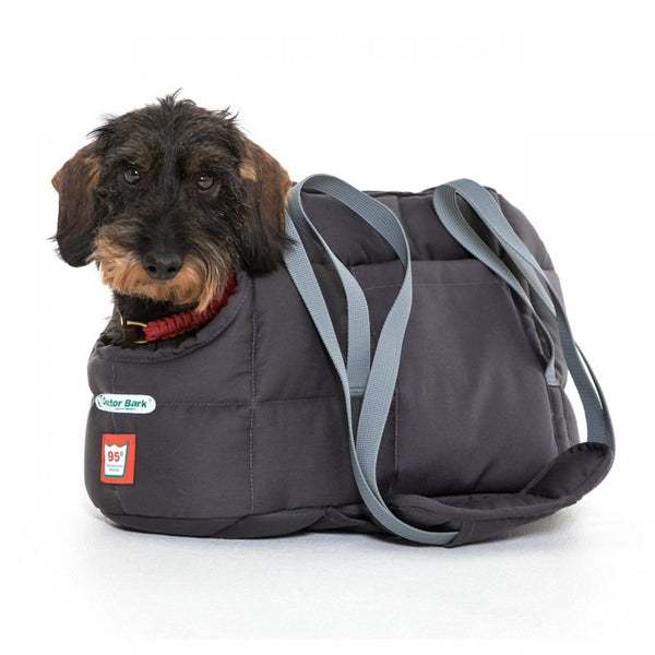 Doctor Bark Padded Pet Carrier | Airline Approved-Pet Carrier-Doctor Bark- Silver Circle Pets