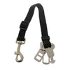 Dog Life Adjustable Dog Car Seat Belt | Triple Adapter-Dog Car Seat Belt-Dog Life- Silver Circle Pets