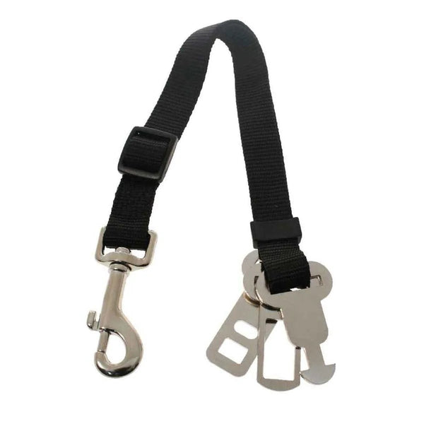 Dog Life Adjustable Dog Car Seat Belt | Triple Adapter-Dog Car Seat Belt-Dog Life- Silver Circle Pets