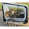 Doggy Tourer Boomer X Dog Bike Trailer-Dog Bike Trailer-Doggy Tourer- Silver Circle Pets