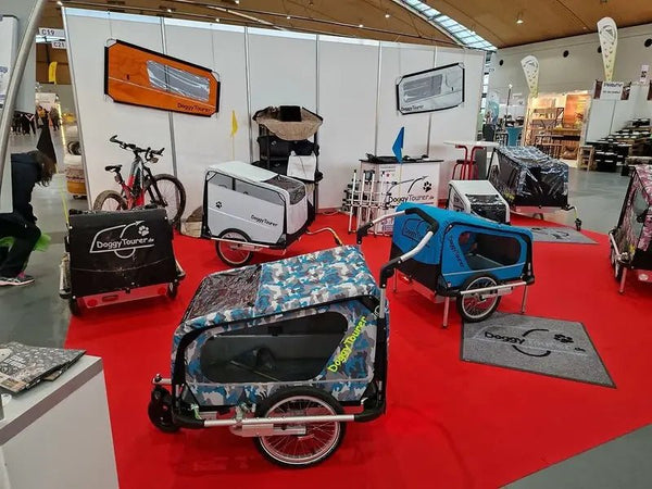Doggy Tourer Boomer X Dog Bike Trailer-Dog Bike Trailer-Doggy Tourer- Silver Circle Pets