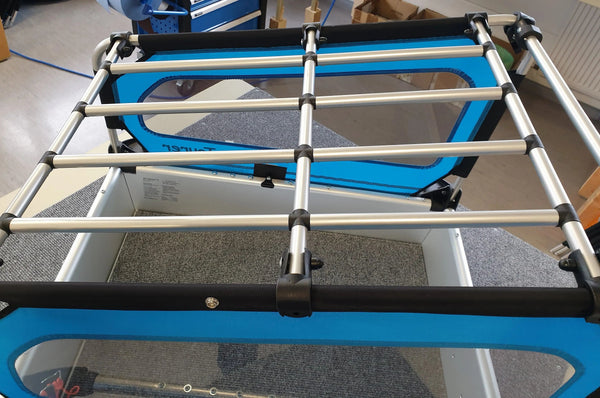 Doggy Tourer Dog Bike Trailer Aluminium Roof Rack-Dog Bike Trailer Accessories-DoggyTourer- Silver Circle Pets