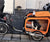 DoggyTourer - Marley Large Dog Bike Trailer - Orange - Silver Circle Pets