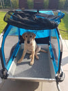 Doggy Tourer Idefix Small Dog Bike Trailer-Dog Bike Trailer-Doggy Tourer- Silver Circle Pets