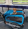 Doggy Tourer Idefix Small Dog Bike Trailer-Dog Bike Trailer-Doggy Tourer- Silver Circle Pets