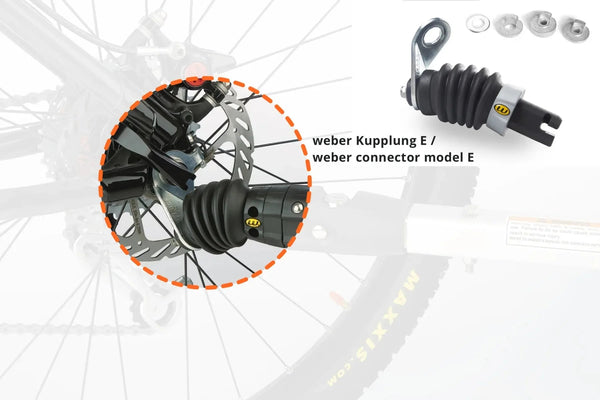 Doggy Tourer Weber E Coupling System - Doggy Tourer- Silver Circle Pets