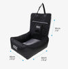 DOOG Dog Car Seat - Small to Medium | 2-in-1 Functionality-Dog Car Seat-DOOG- Silver Circle Pets