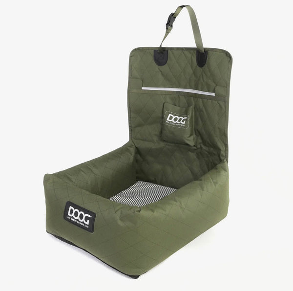 DOOG Dog Car Seat - Small to Medium | 2-in-1 Functionality-Dog Car Seat-DOOG- Silver Circle Pets