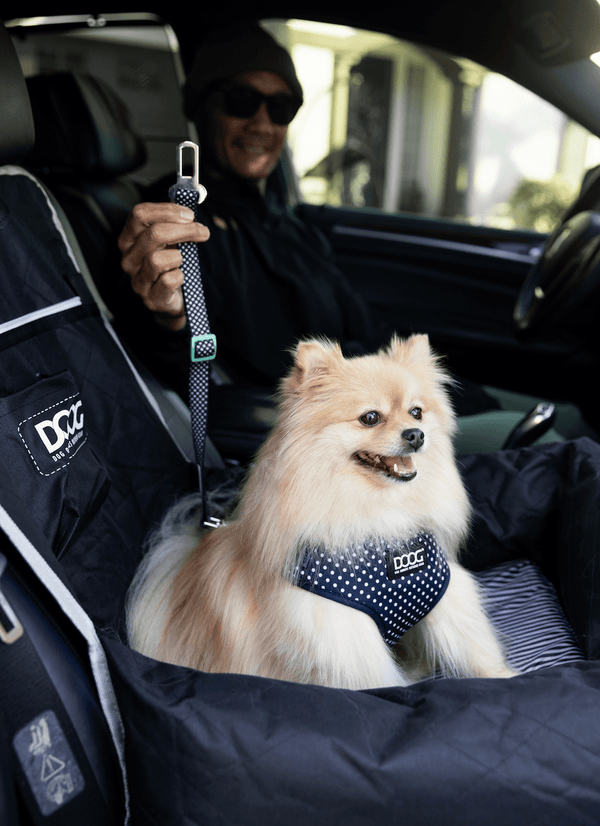 DOOG Dog Car Seat - Small to Medium | 2-in-1 Functionality-Dog Car Seat-DOOG- Silver Circle Pets
