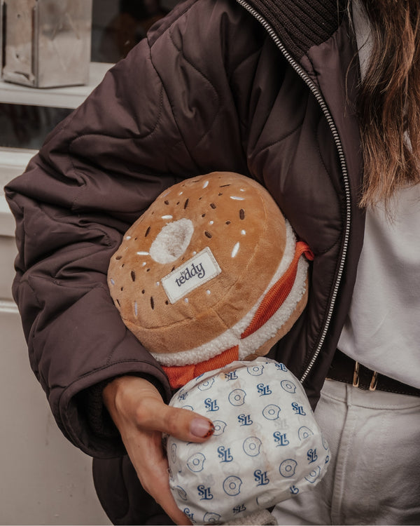 By Teddy Bagel Dog Toy