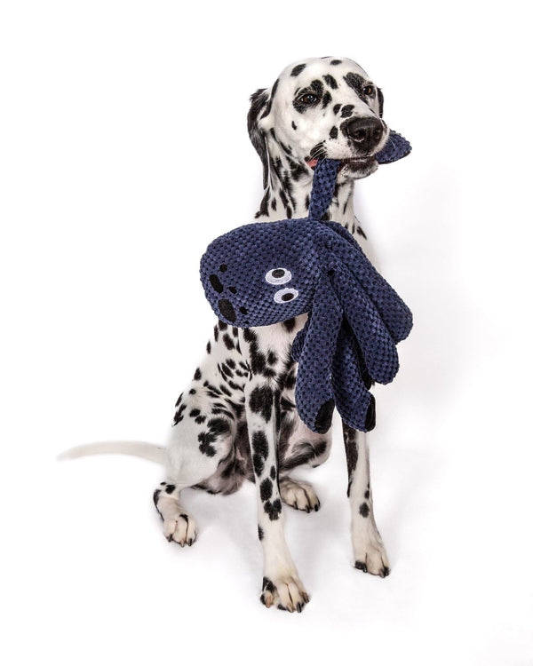 Fabdog Large Floppy Octopus Plush Toy For Dogs-Dog Toy-Fabdog- Silver Circle Pets