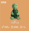 Fabdog Small Floppy Turtle Toy For Dogs-Dog Toy-Fabdog- Silver Circle Pets
