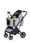 FikaGO Agile 2 Pet Stroller | Auto One-Second Fold-Pet Strollers-FikaGo- Silver Circle Pets