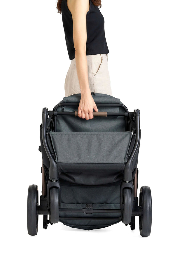 FikaGO Agile 2 Pet Stroller | Auto One-Second Fold-Pet Strollers-FikaGo- Silver Circle Pets
