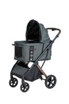 FikaGO Agile 2 Pet Stroller | Auto One-Second Fold-Pet Strollers-FikaGo- Silver Circle Pets
